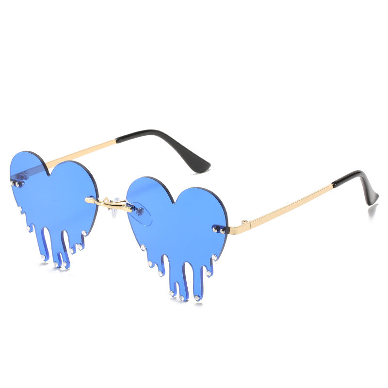 Wholesale Love Tears Drill PC Sunglasses